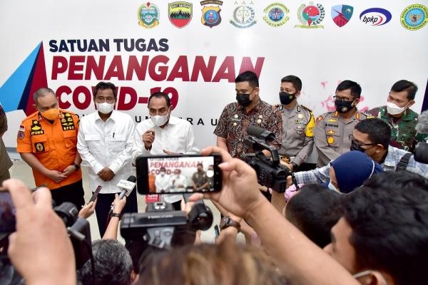 Peniadaan Mudik Lebaran 2021,Edy Rahmayadi PastikanPetugas Bekerja 24 Jam di 73 Posko